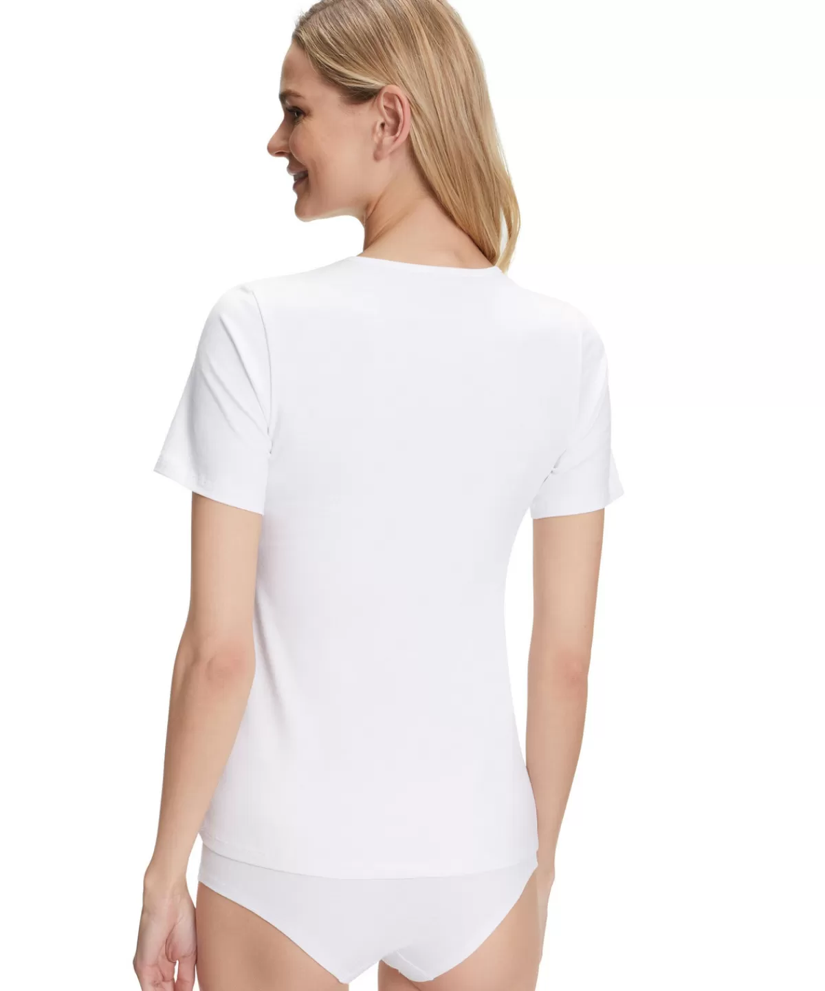 2-Pack Damen T-Shirt Rundhals Daily Comfort^FALKE New