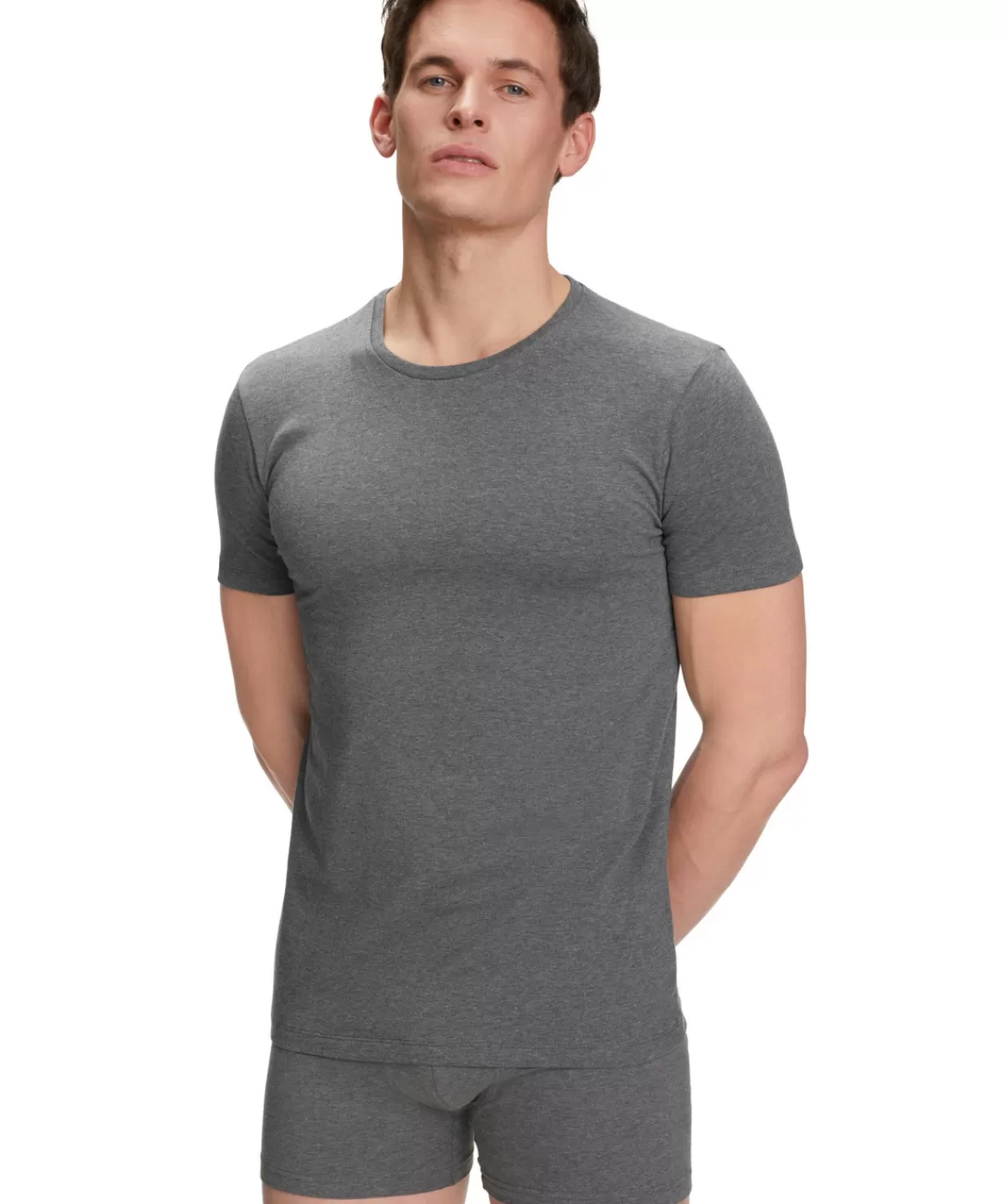 2-Pack Herren T-Shirt Rundhals Daily Comfort^FALKE Discount