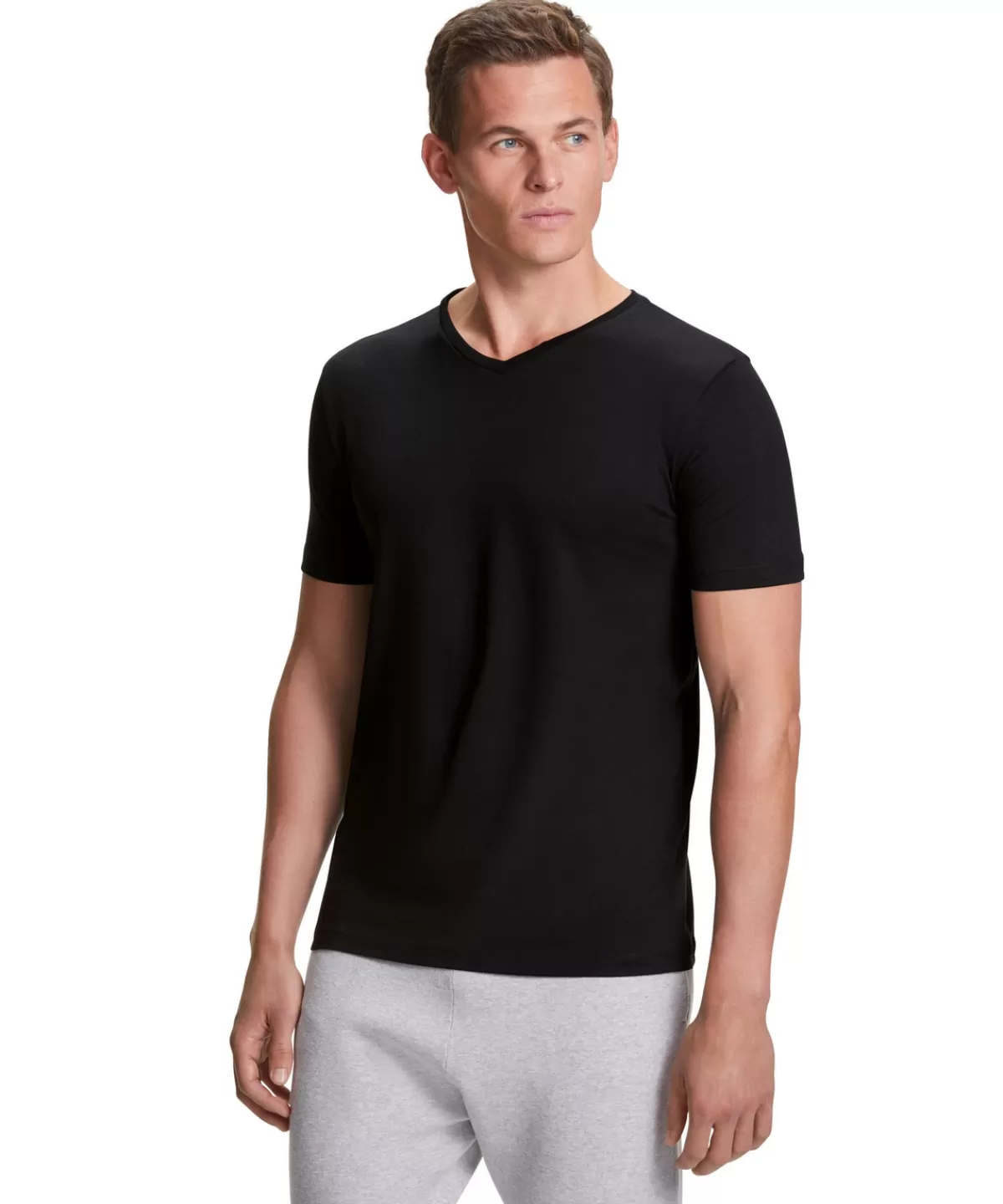 2-Pack Herren T-Shirt V-Ausschnitt^FALKE Best Sale