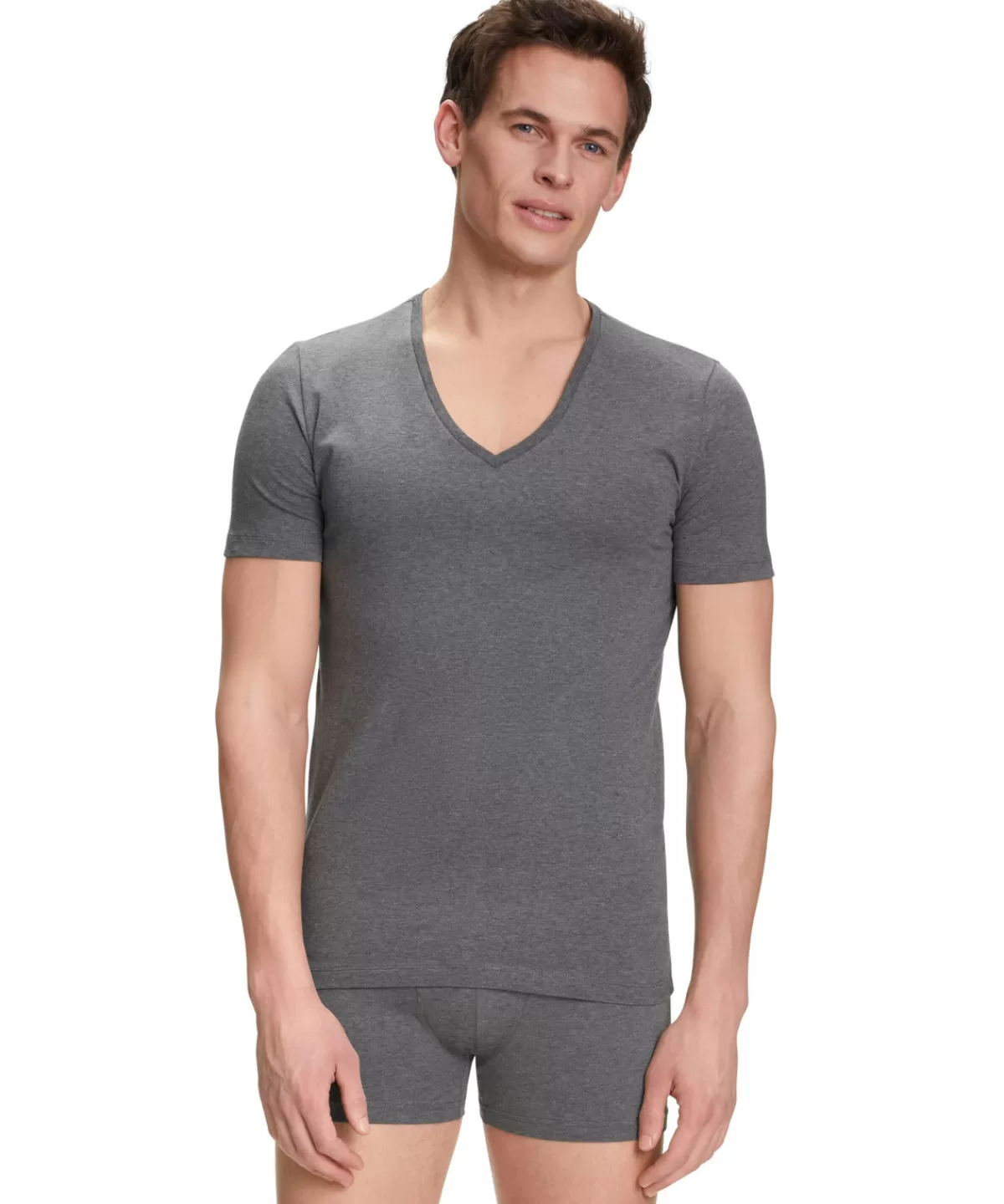2-Pack Herren T-Shirt V-Ausschnitt Daily Comfort^FALKE Discount