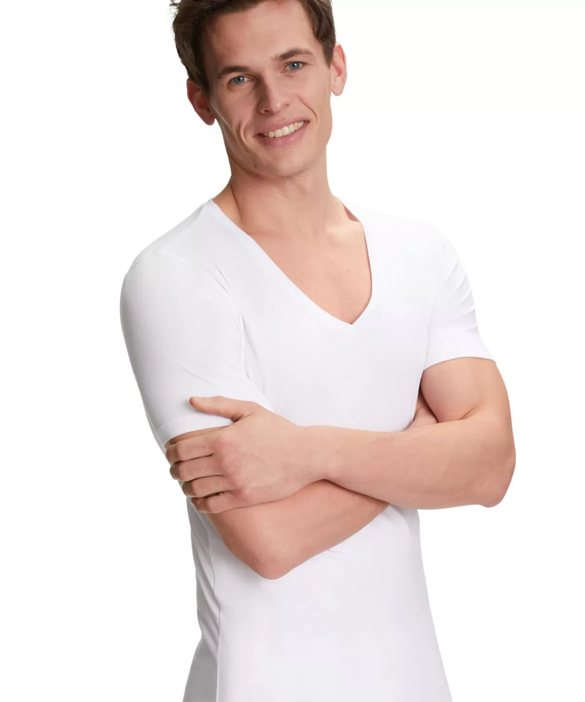 2-Pack Herren T-Shirt V-Ausschnitt Daily Comfort^FALKE Store
