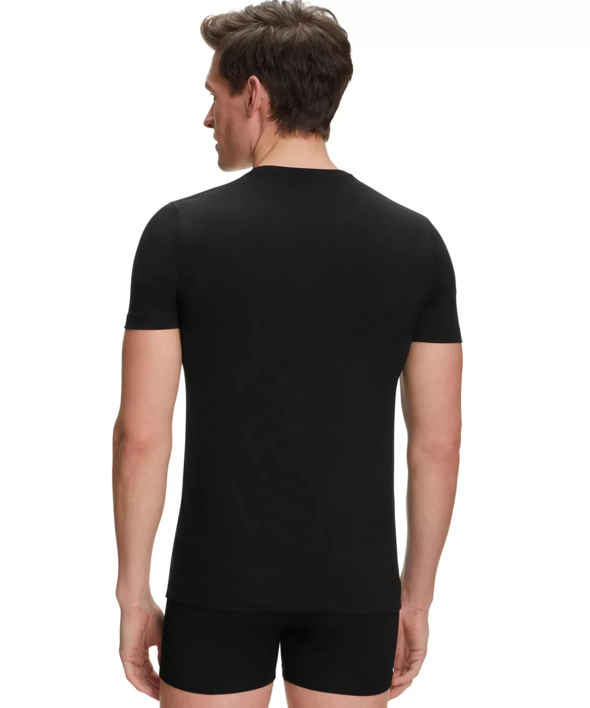 2-Pack Herren T-Shirt V-Ausschnitt Daily Comfort^FALKE Hot