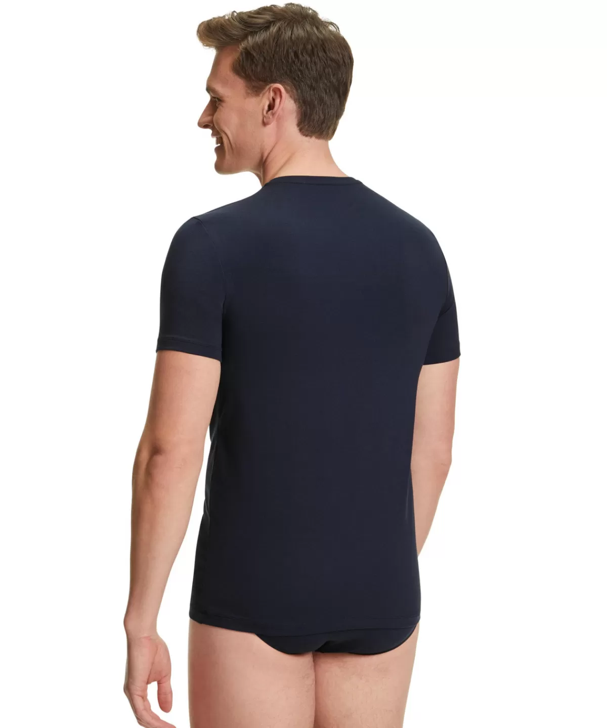2-Pack Herren T-Shirt V-Ausschnitt Daily Comfort^FALKE Fashion