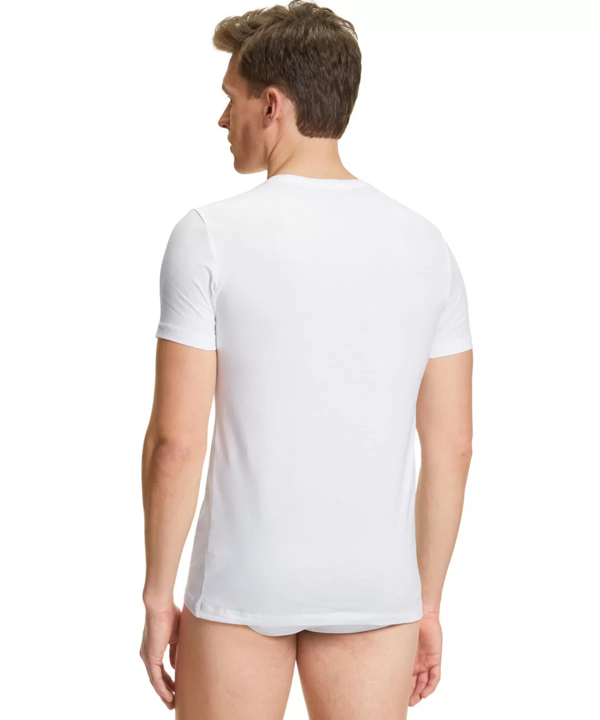 2-Pack Herren T-Shirt V-Ausschnitt Daily Comfort^FALKE Fashion