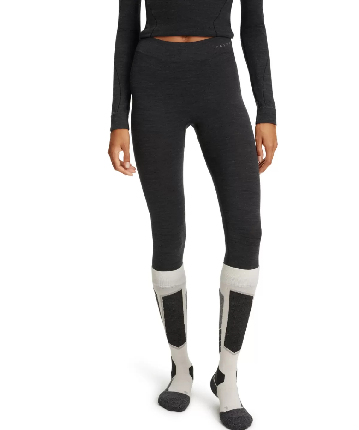 Damen 3/4 Tights Wool-Tech^FALKE Hot