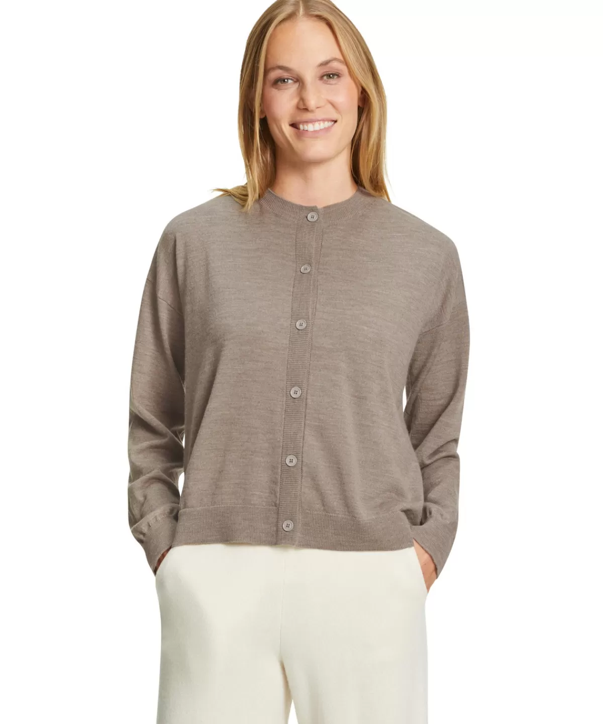 Damen Cardigan Rundhals^FALKE Hot