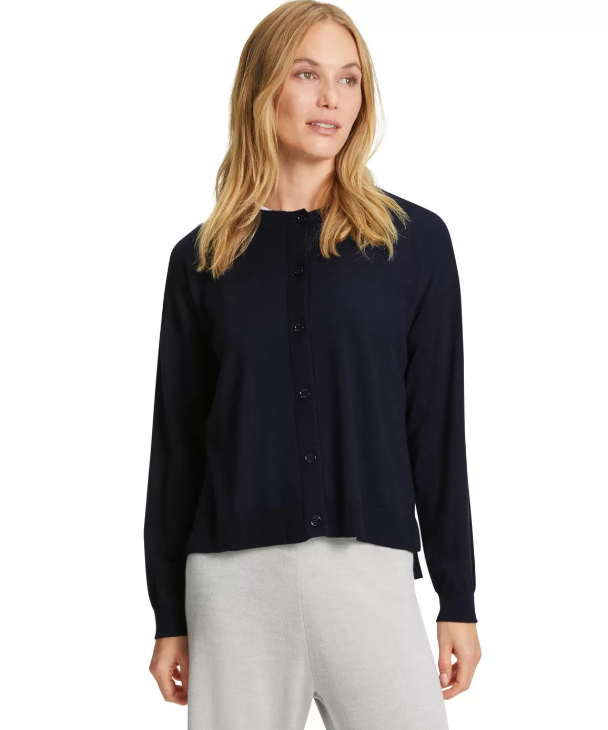 Damen Cardigan Rundhals^FALKE Best