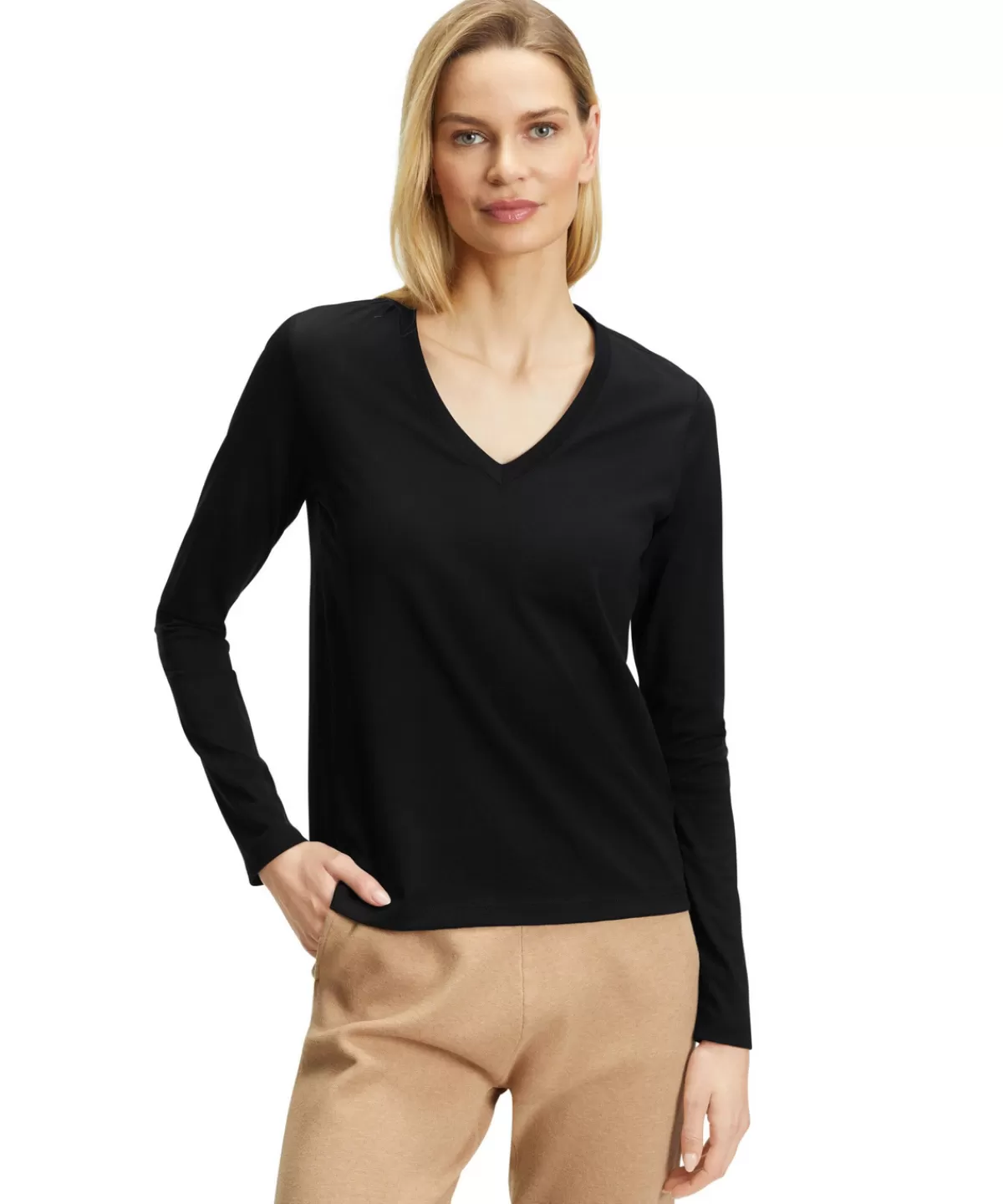 Damen Langarmshirt V-Ausschnitt^FALKE Clearance