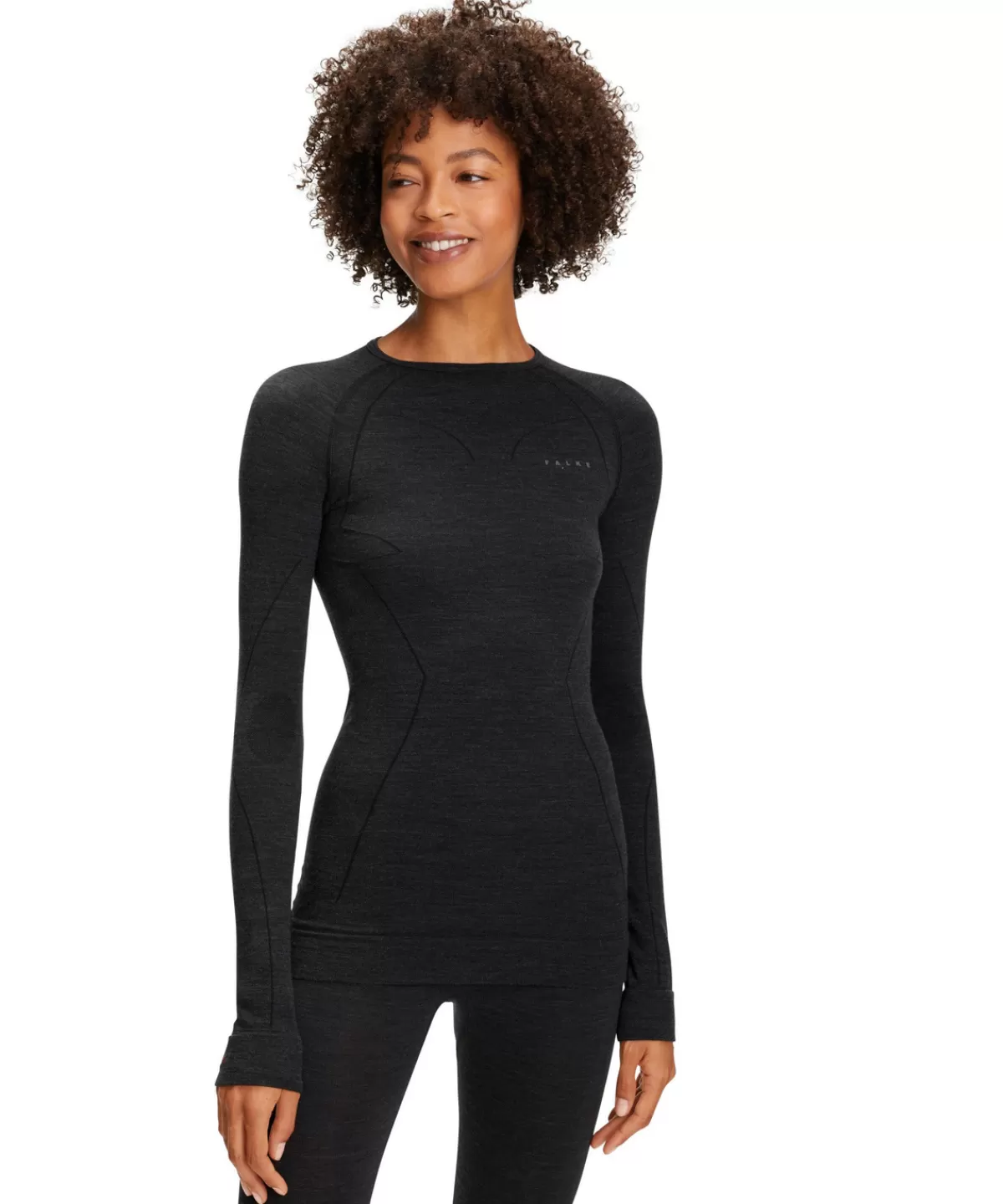 Damen Langarmshirt Wool-Tech^FALKE Best Sale