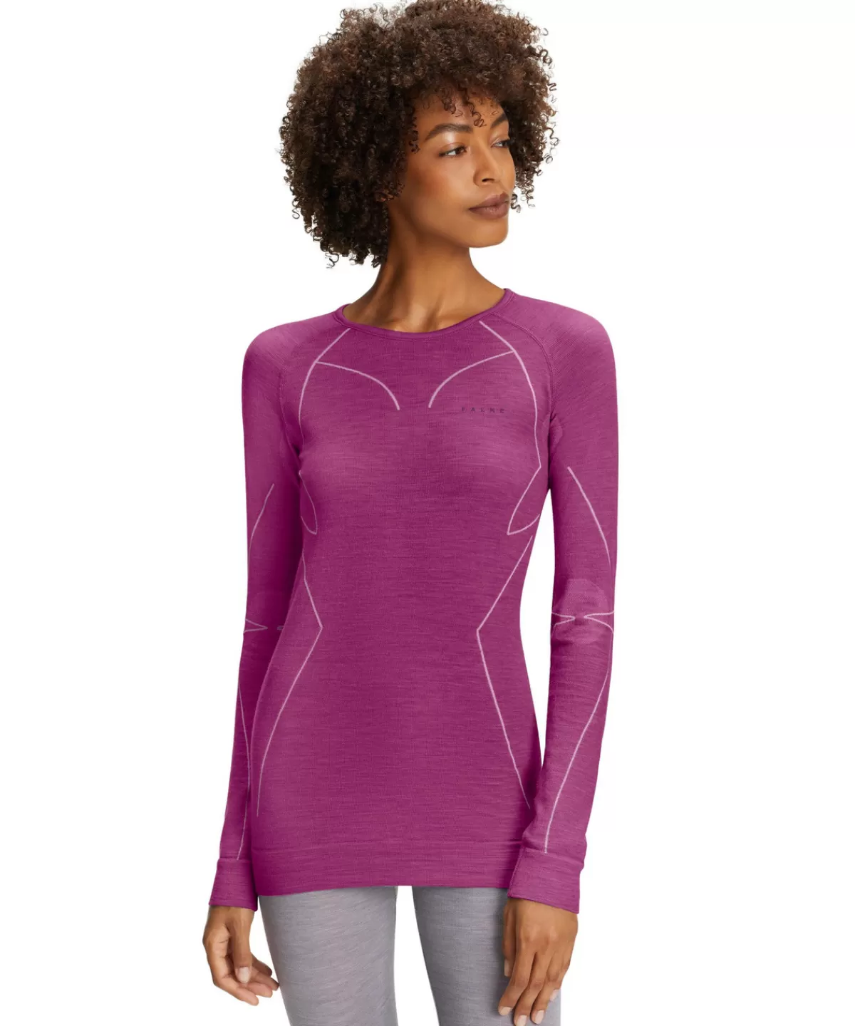 Damen Langarmshirt Wool-Tech^FALKE Shop
