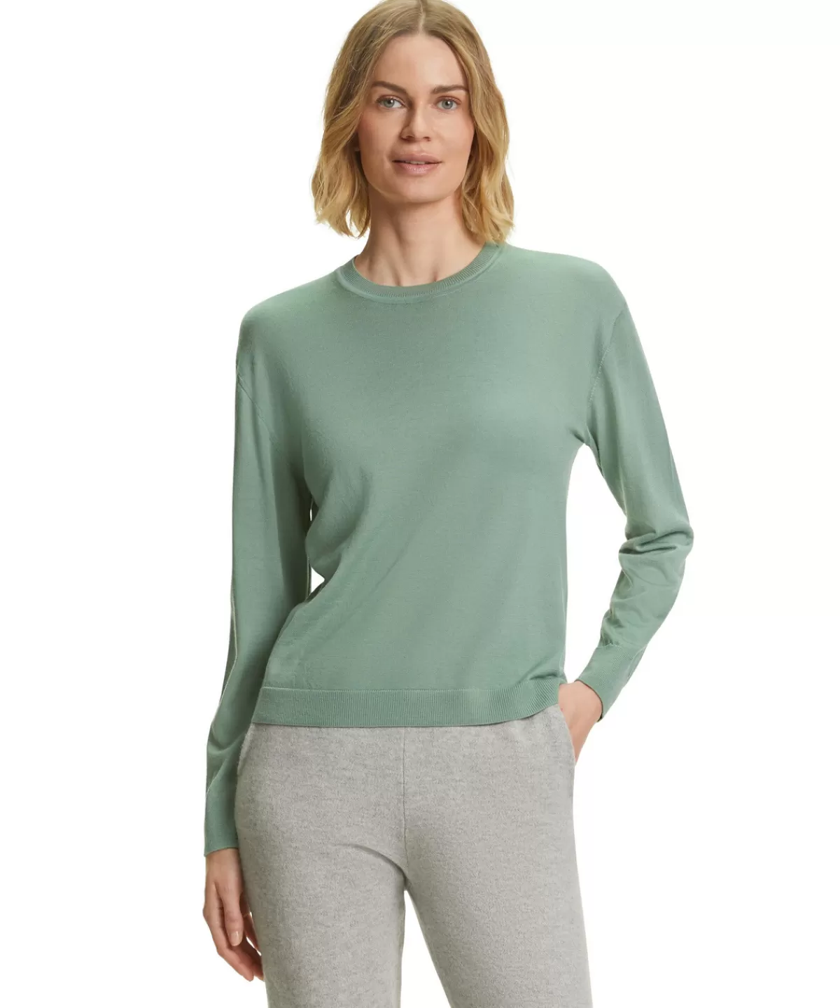 Damen Pullover Rundhals^FALKE Best