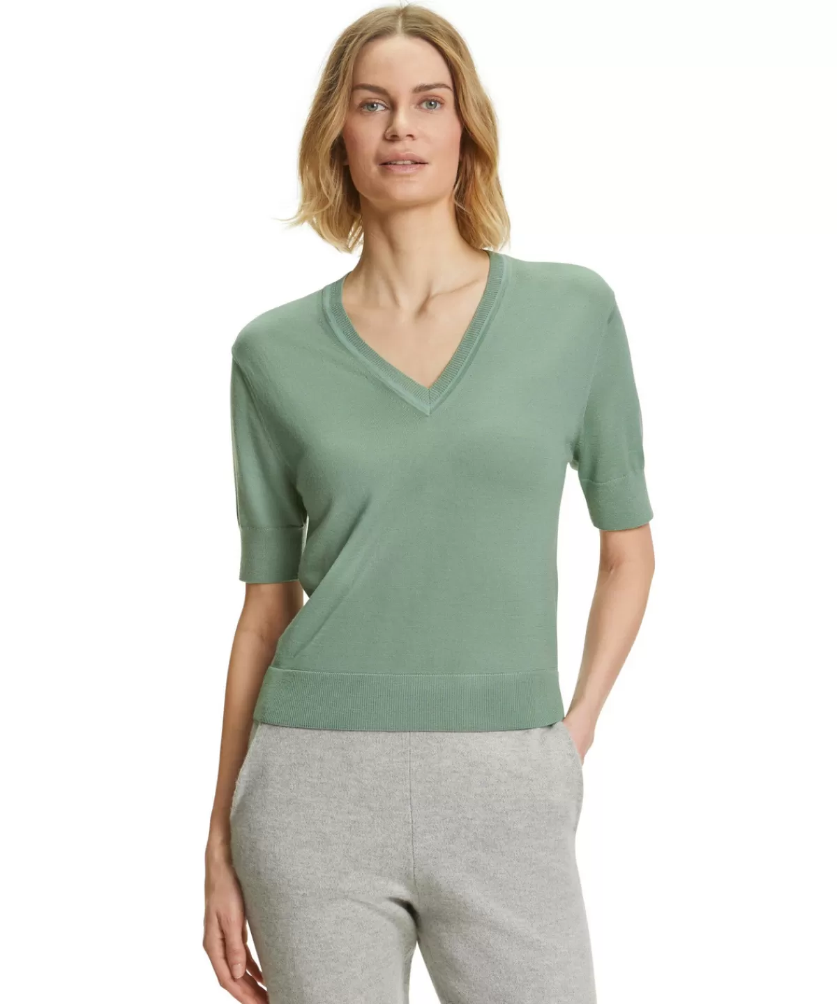 Damen Pullover V-Ausschnitt^FALKE Sale
