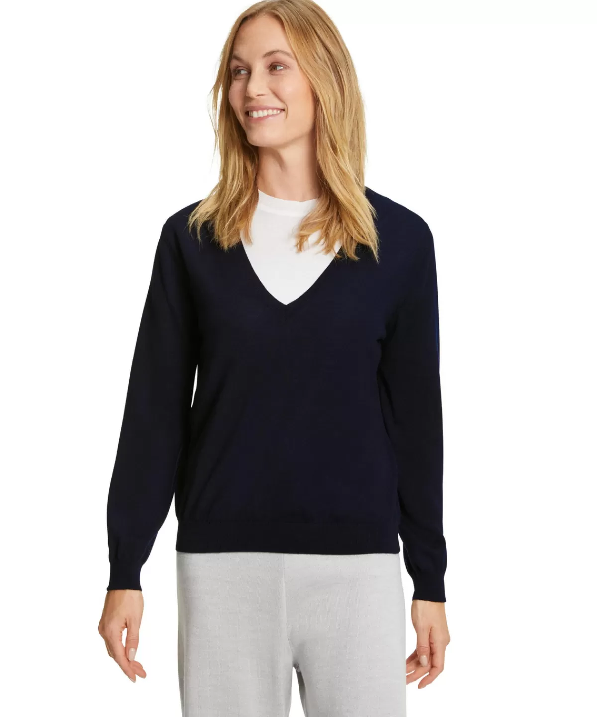 Damen Pullover V-Ausschnitt^FALKE Outlet