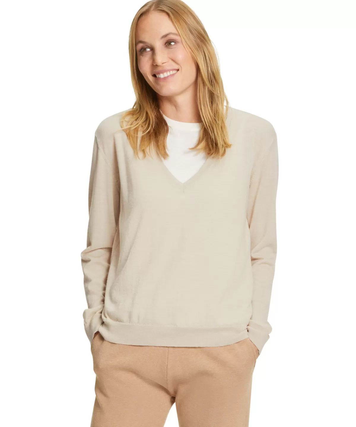 Damen Pullover V-Ausschnitt^FALKE Clearance