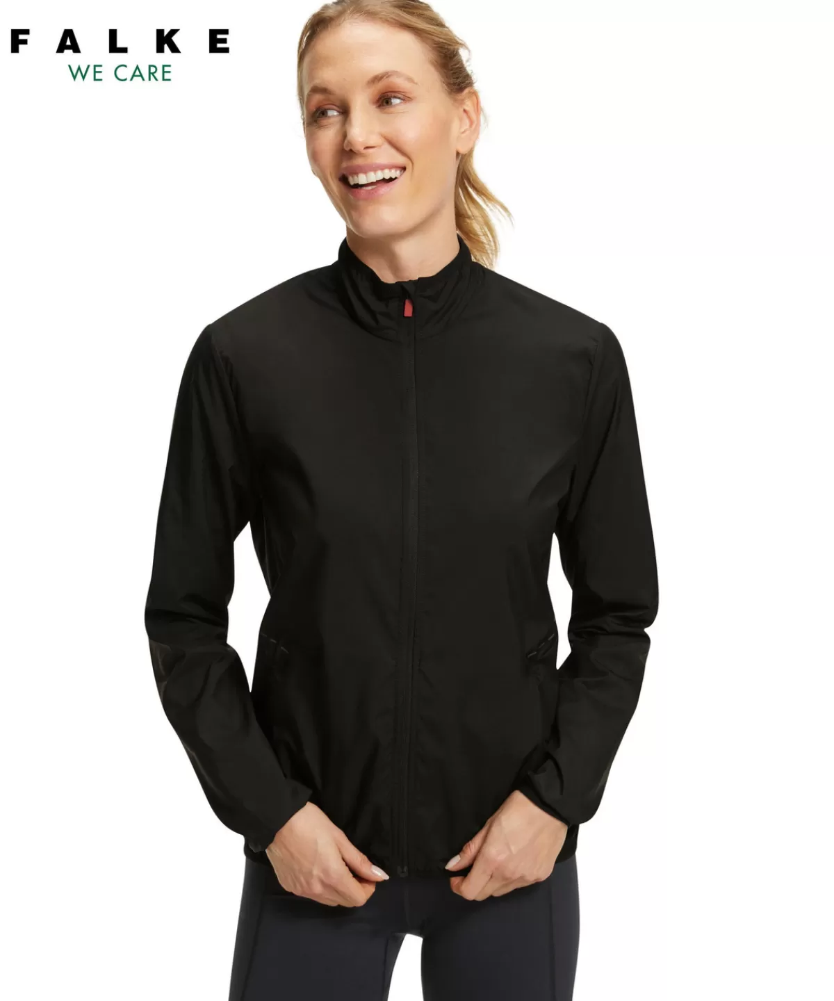 Damen Running Jacke Stehkragen^FALKE Shop