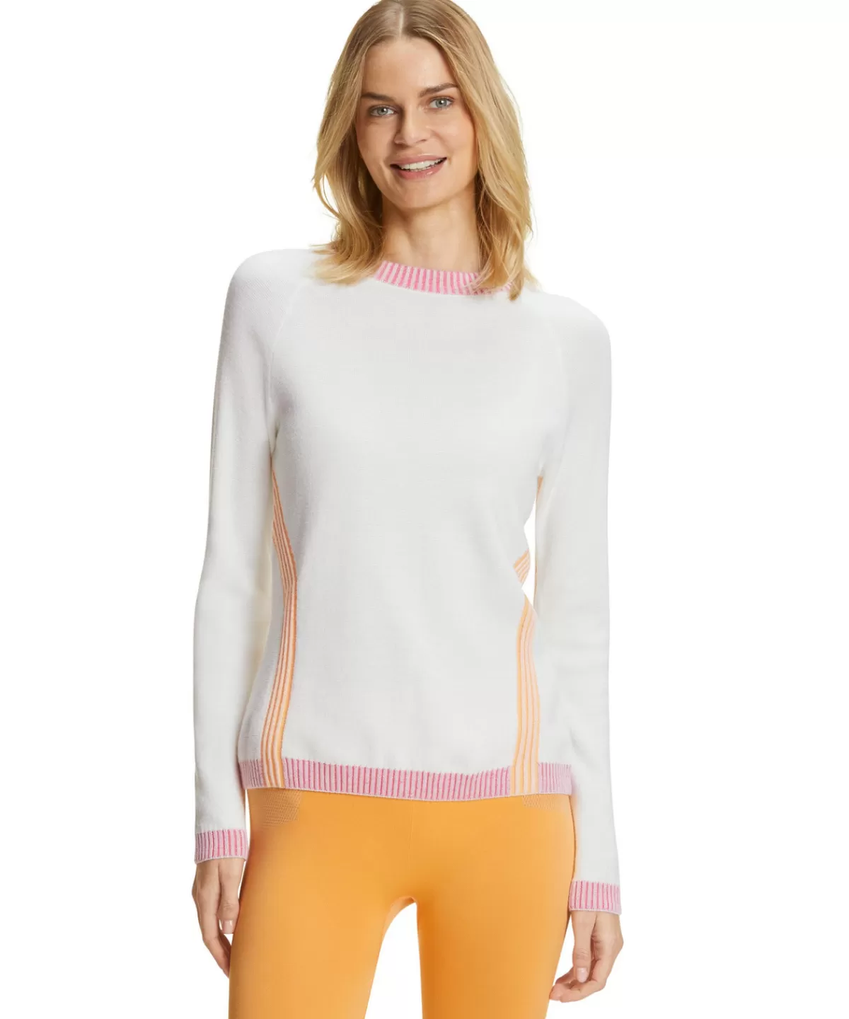 Damen Skiing Pullover Stehkragen^FALKE Hot
