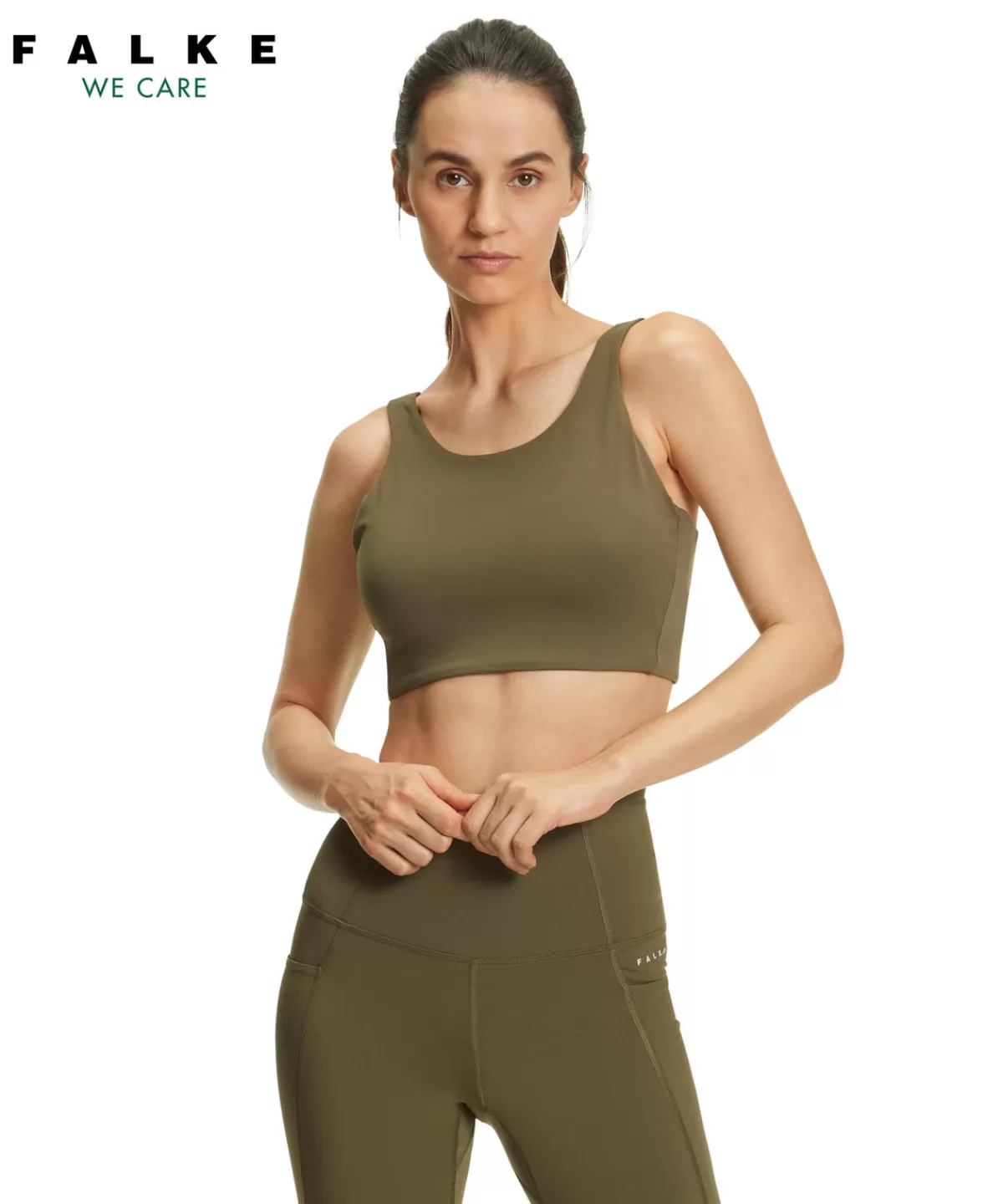 Damen Sport Bh Rundhals^FALKE Hot