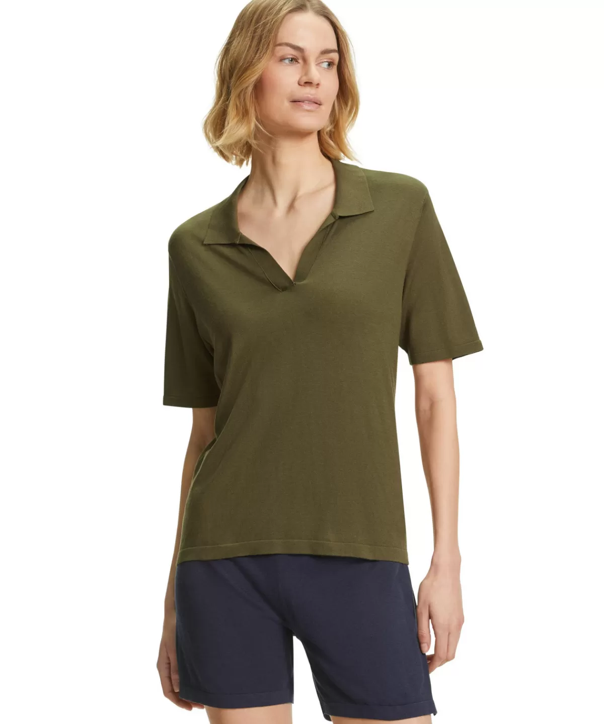 Damen T-Shirt Polo^FALKE Fashion