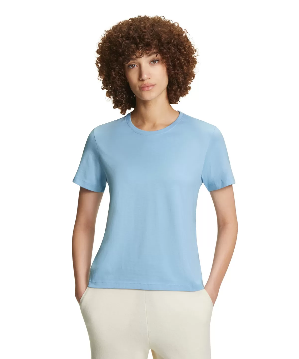 Damen T-Shirt Rundhals^FALKE Cheap
