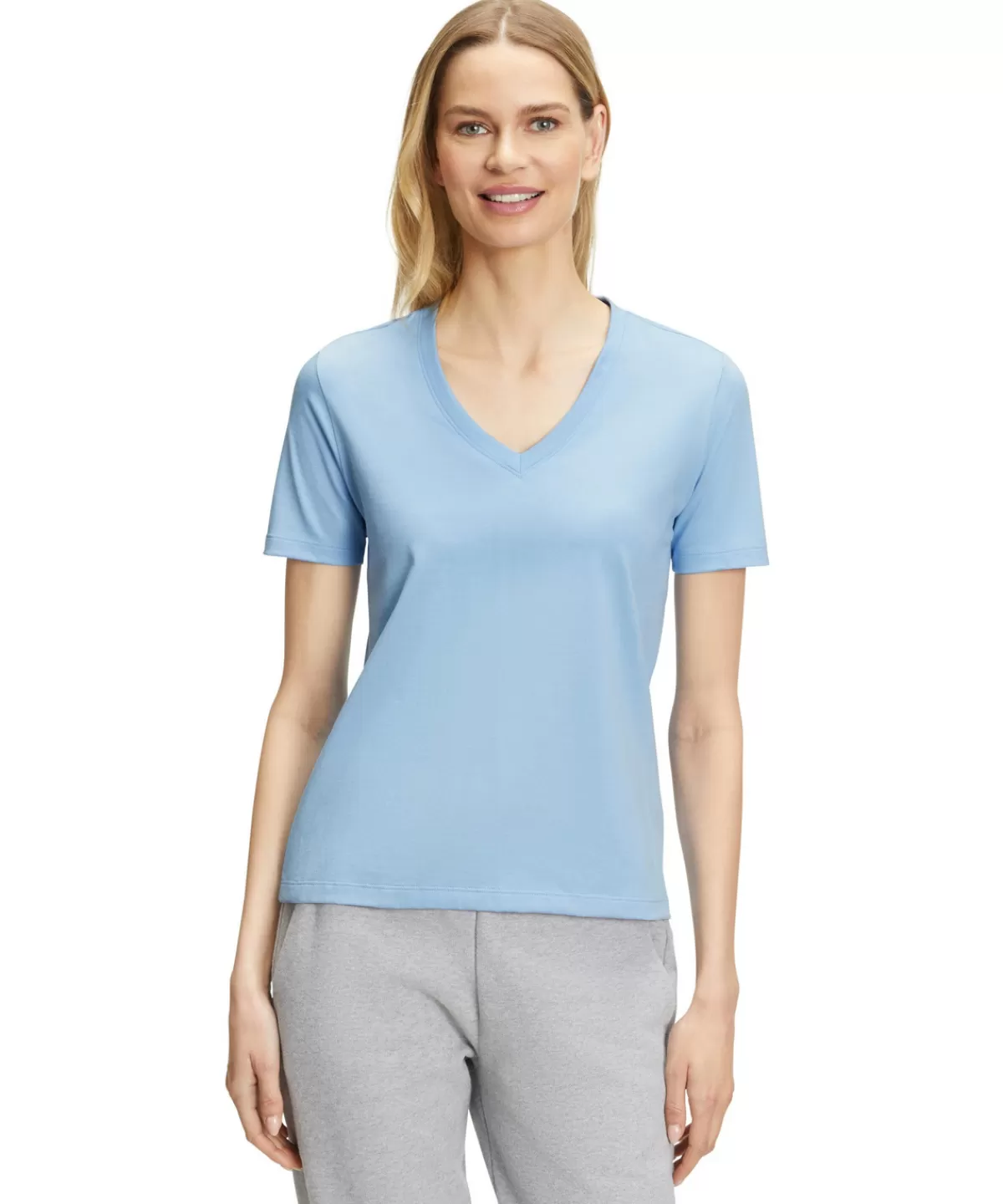 Damen T-Shirt V-Ausschnitt^FALKE Outlet