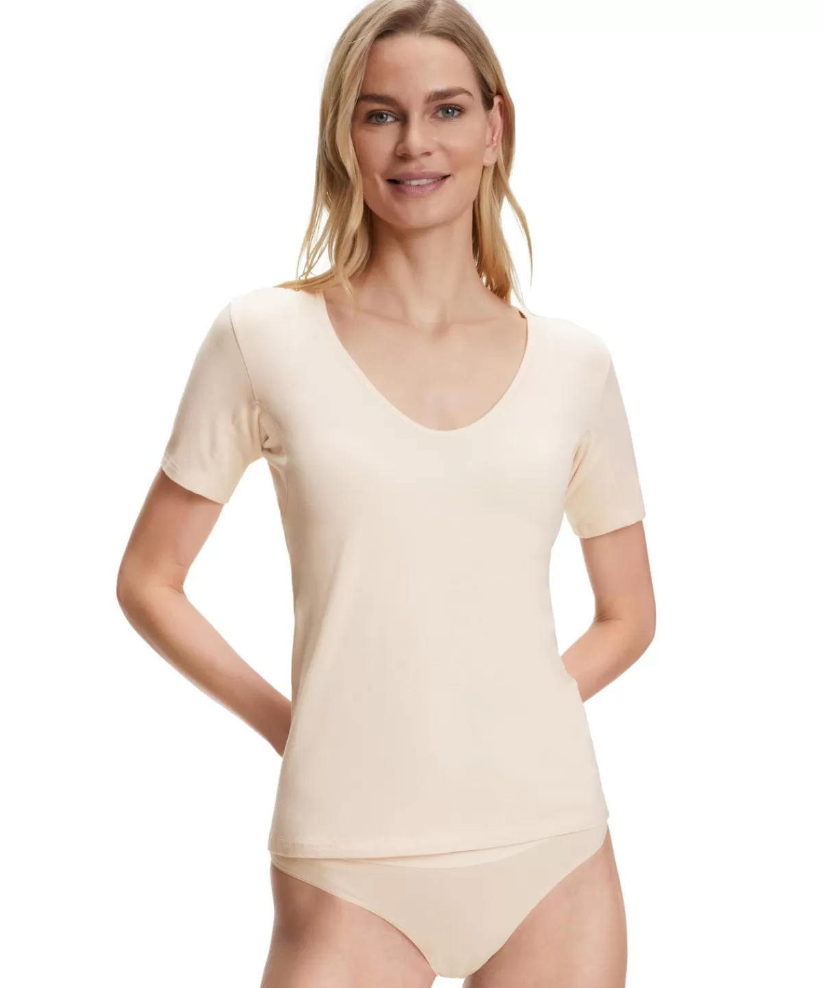 Damen T-Shirt V-Ausschnitt Climate Control^FALKE Sale