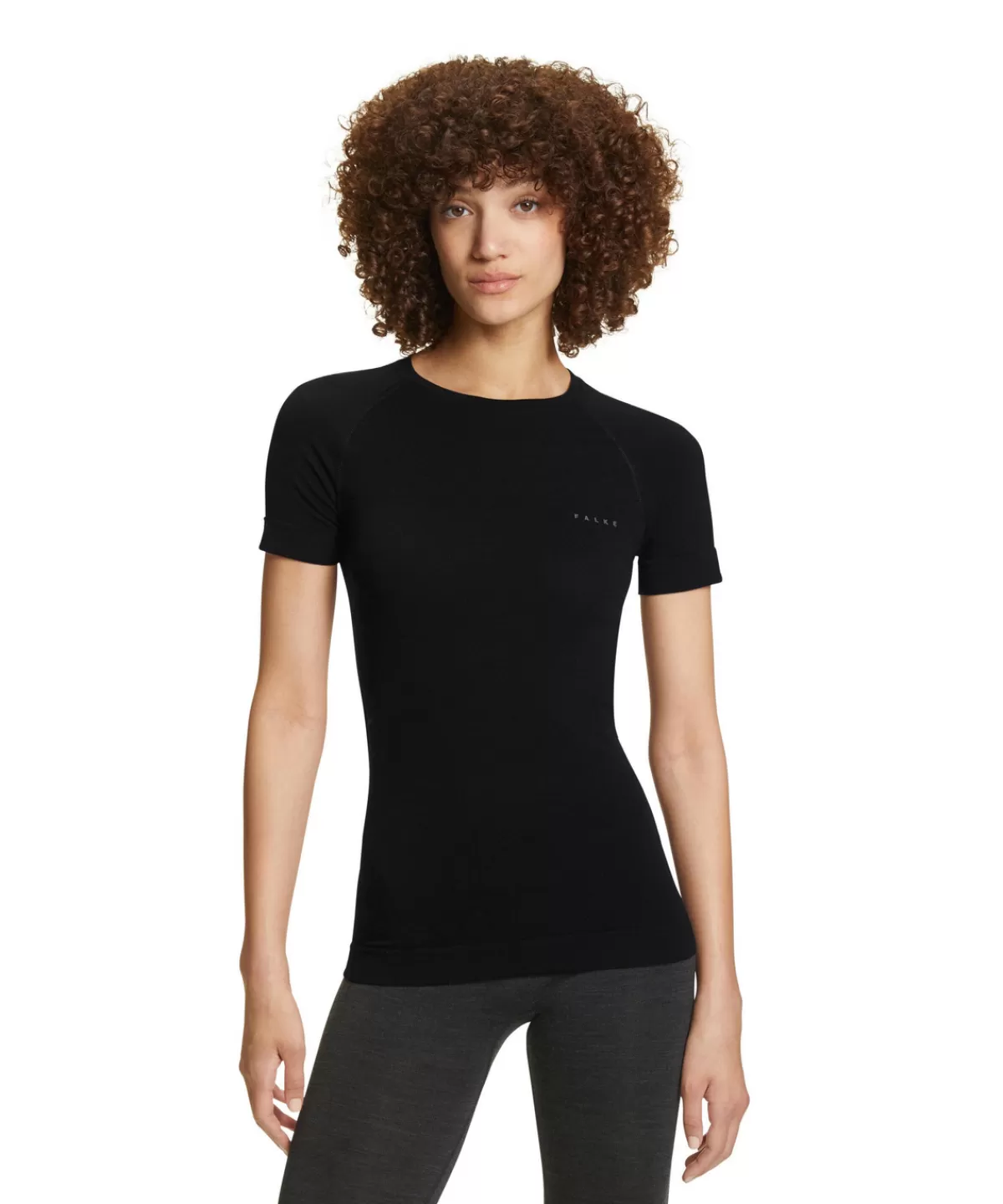 Damen T-Shirt Wool-Tech Light^FALKE New