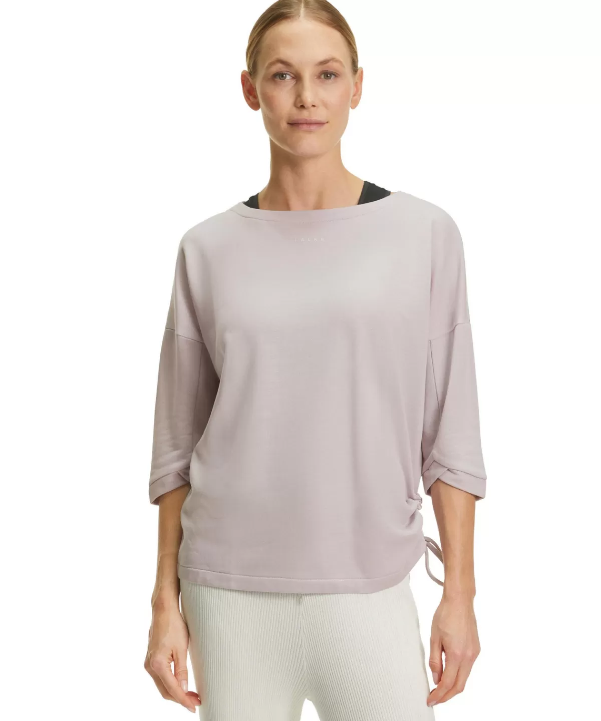 Damen Yoga Sweat U-Boot-Ausschnitt^FALKE New