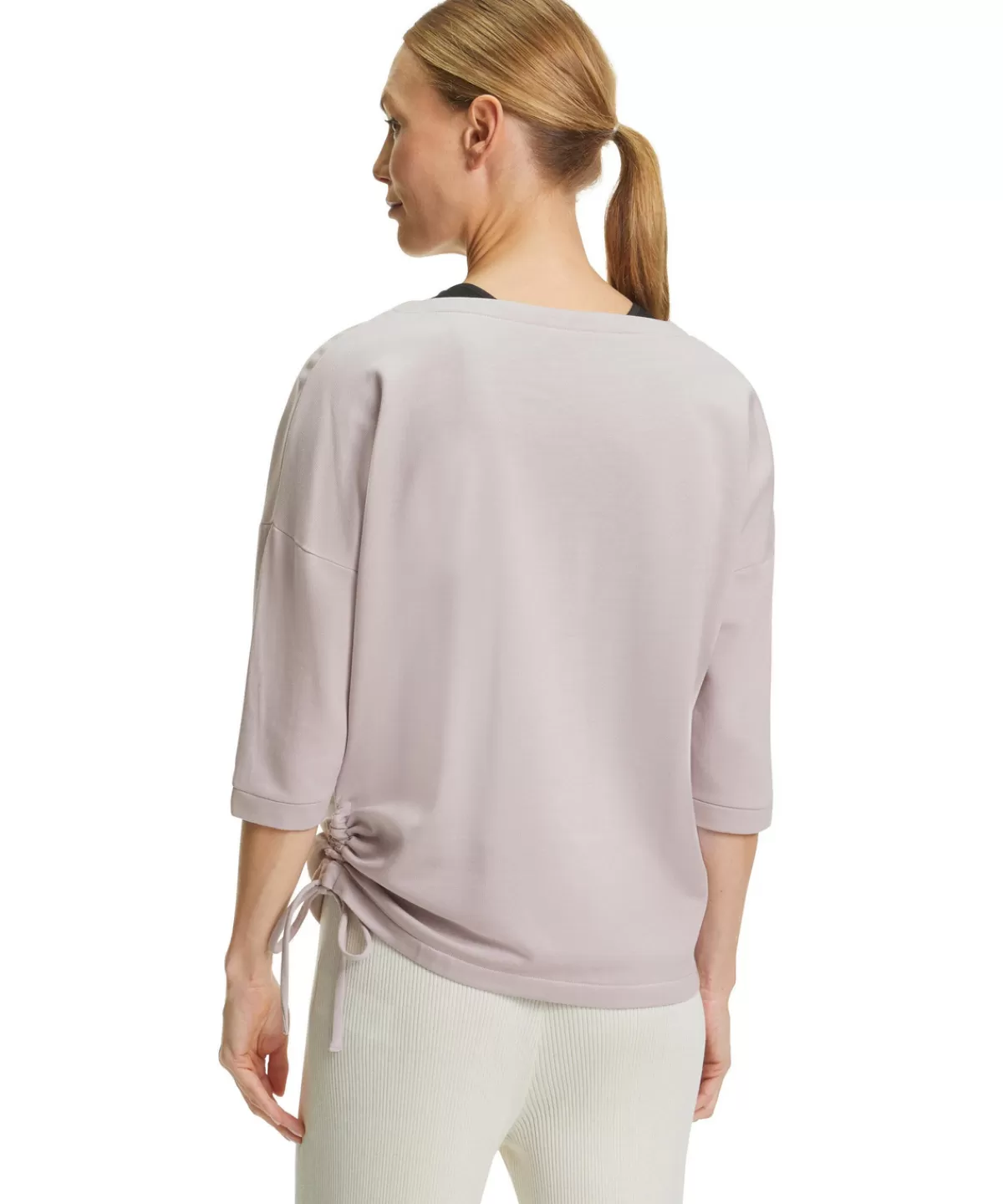 Damen Yoga Sweat U-Boot-Ausschnitt^FALKE New