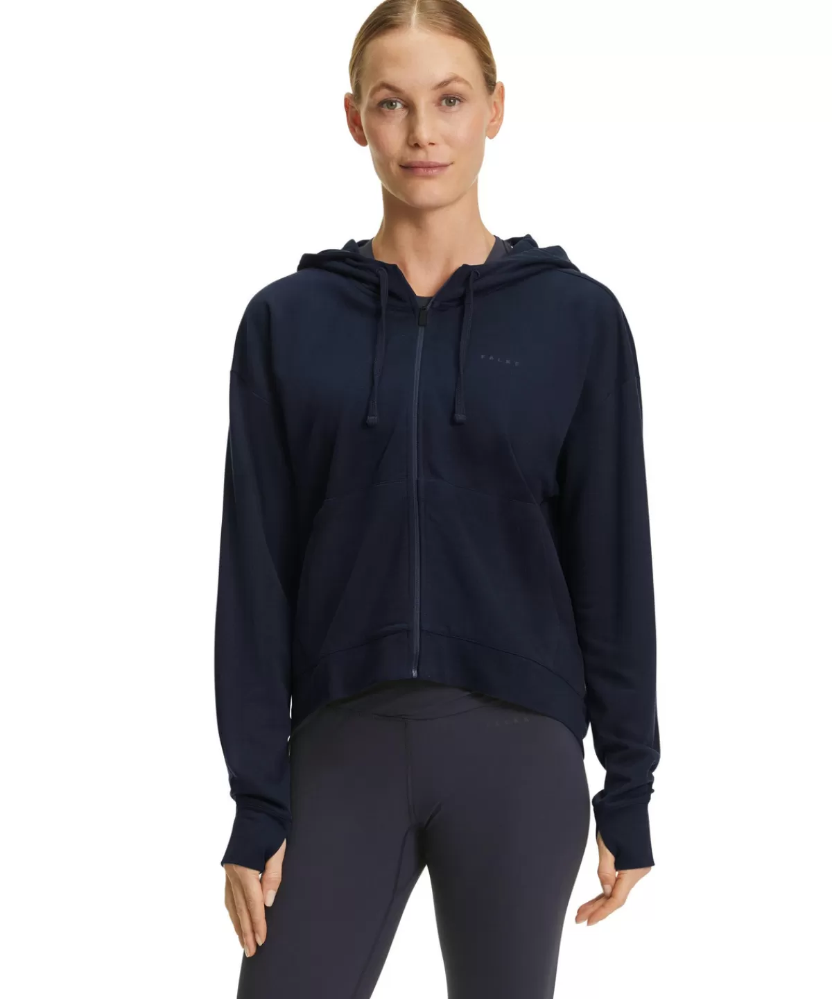 Damen Zip-Jacke Kapuze^FALKE Best