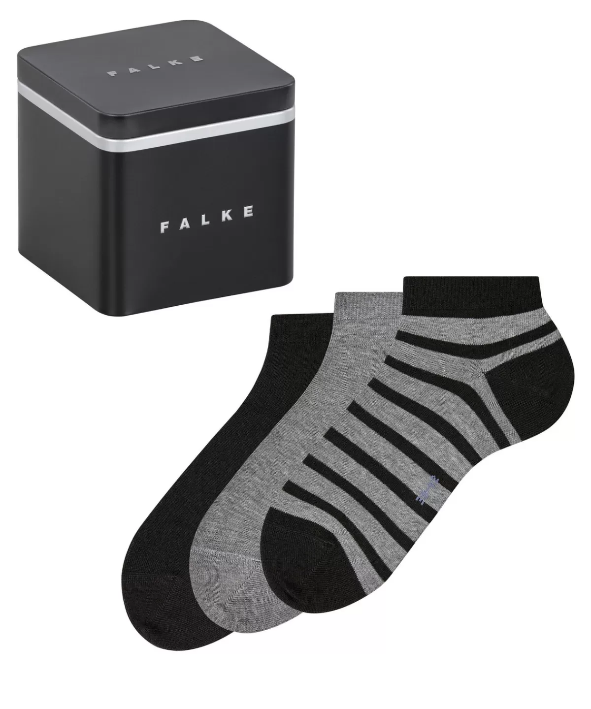 Happy Box 3-Pack Herren Sneakersocken^FALKE Fashion