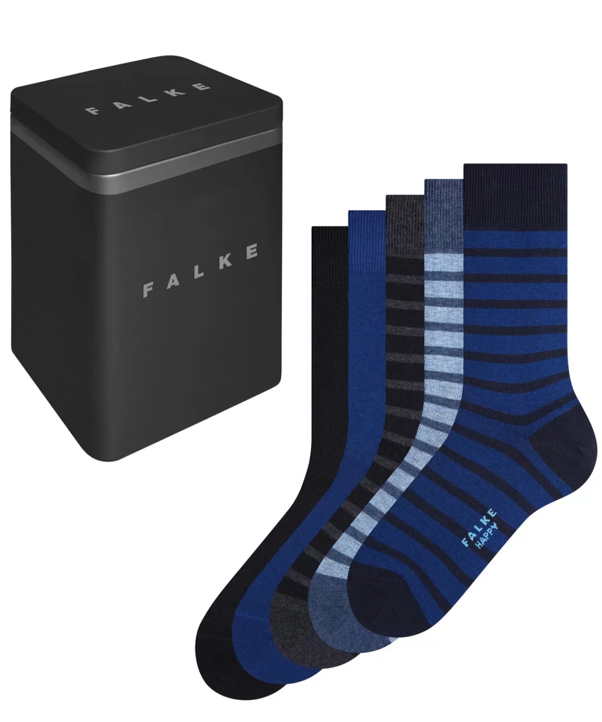 Happy Box 5-Pack Herren Socken^FALKE Sale