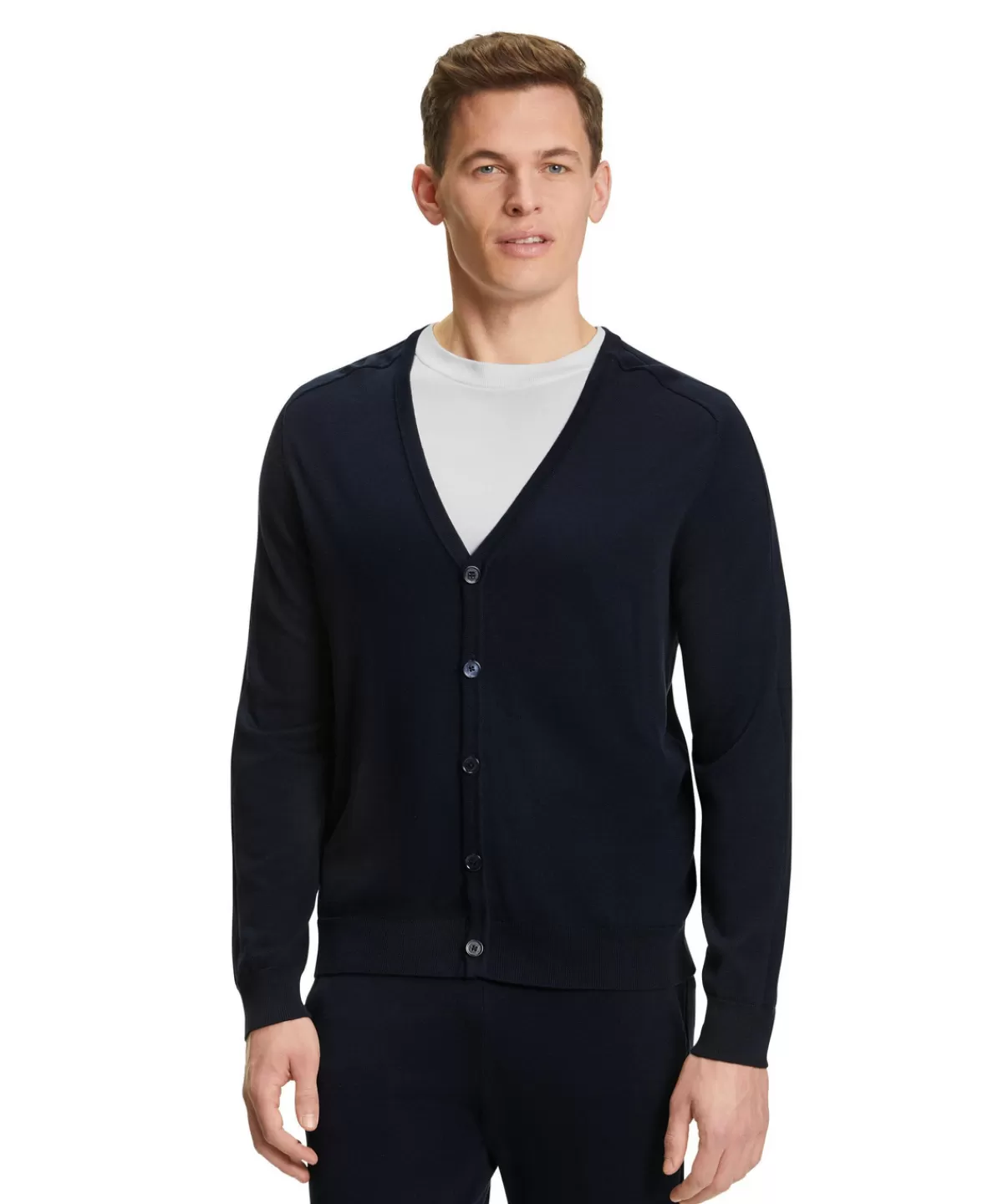 Herren Cardigan Collegekragen^FALKE Outlet
