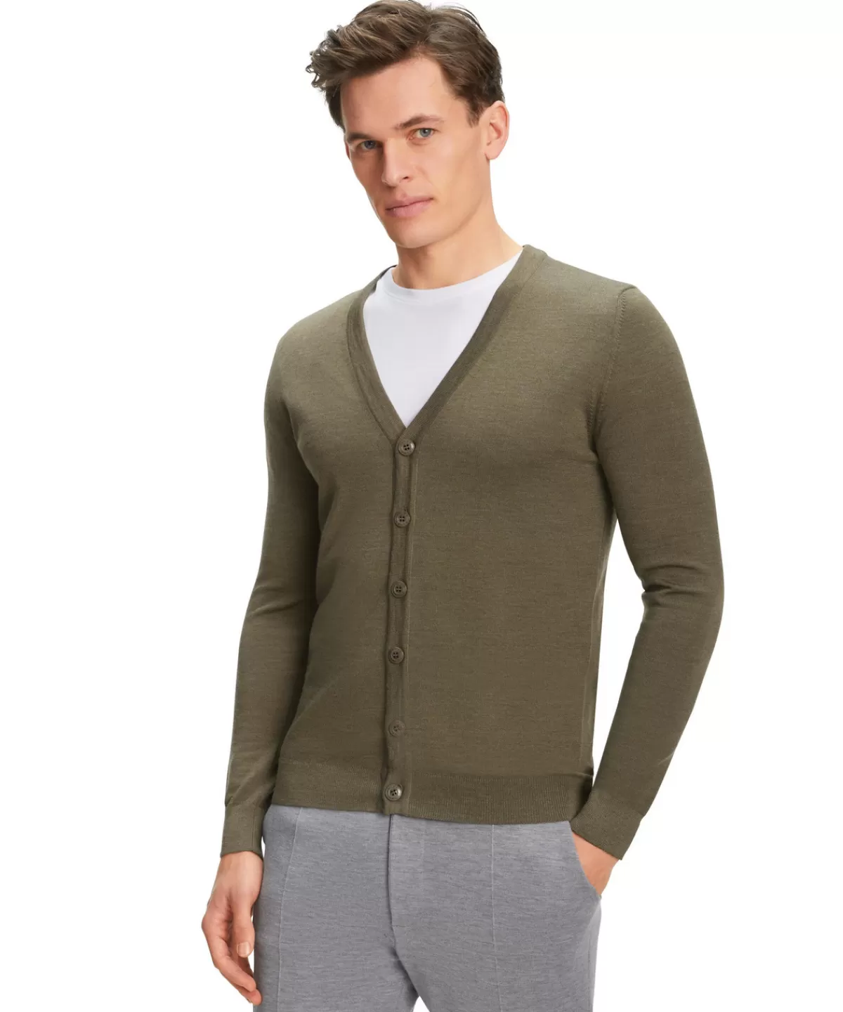 Herren Cardigan V-Ausschnitt^FALKE Discount