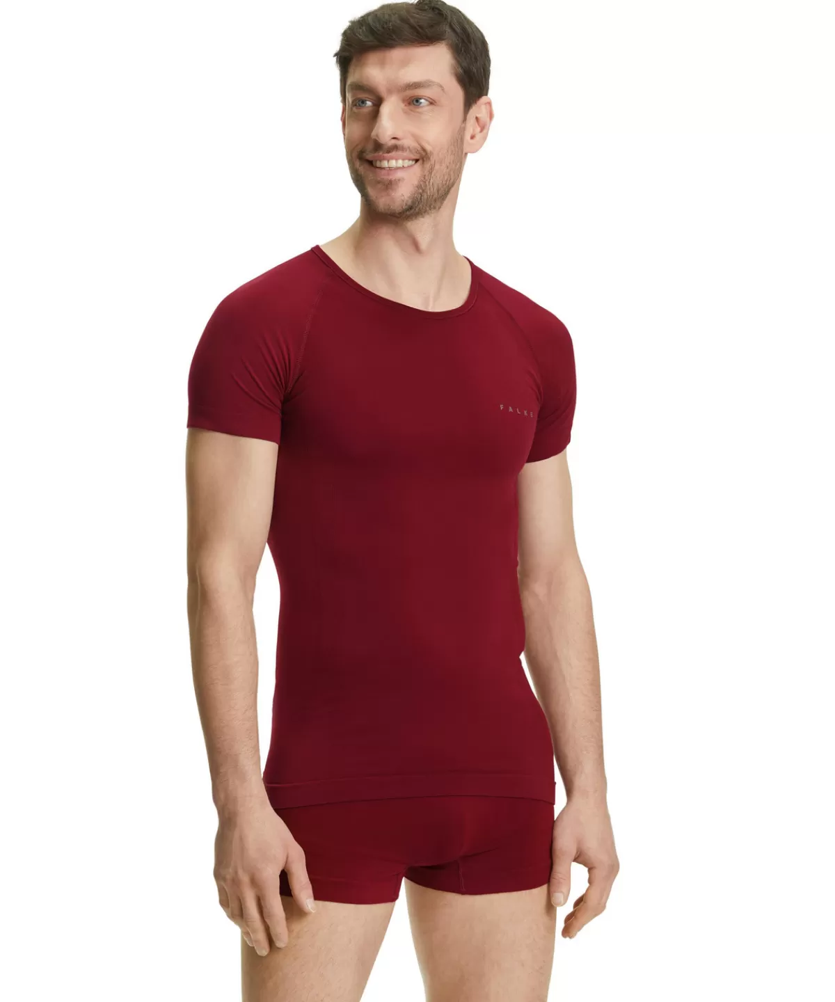 Herren Kurzarmshirt Warm^FALKE Flash Sale