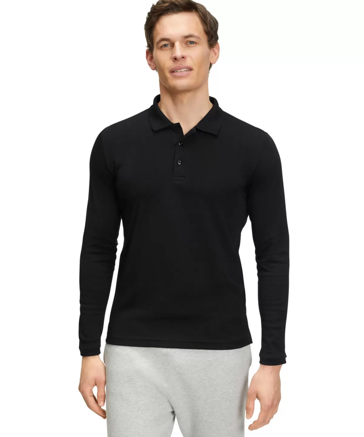 Herren Langarmshirt Polo^FALKE Clearance