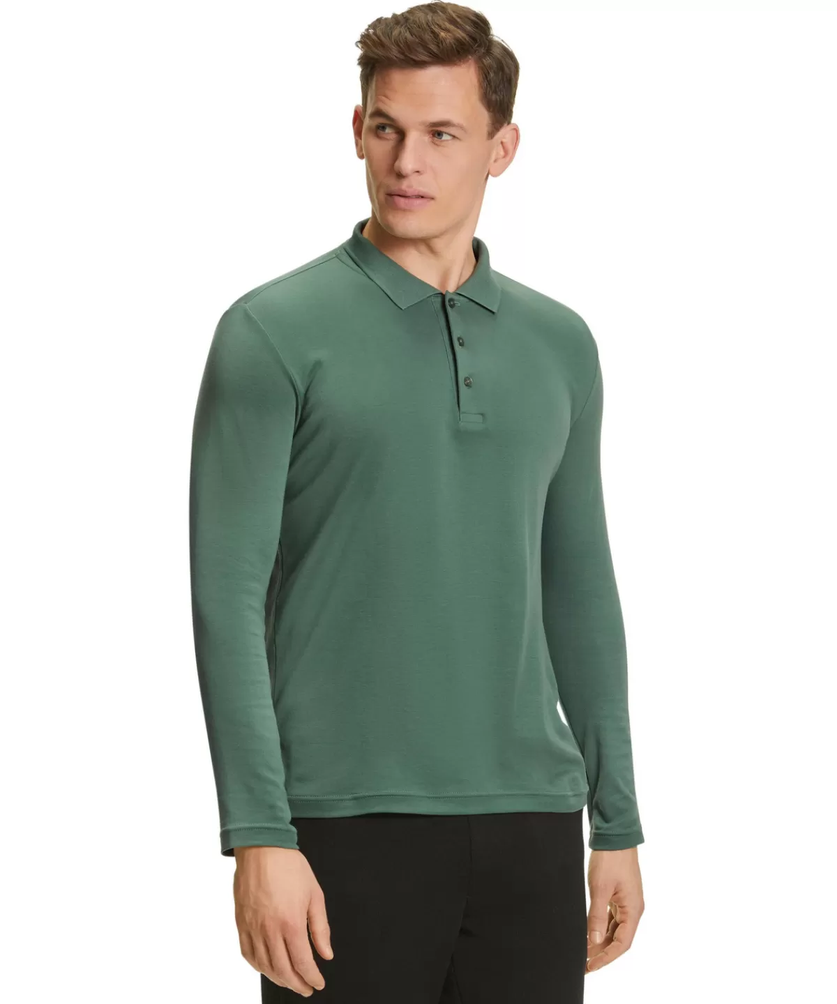 Herren Langarmshirt Polo^FALKE Store