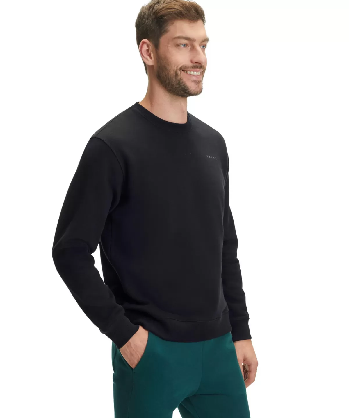 Herren Langarmshirt Rundhals^FALKE Sale