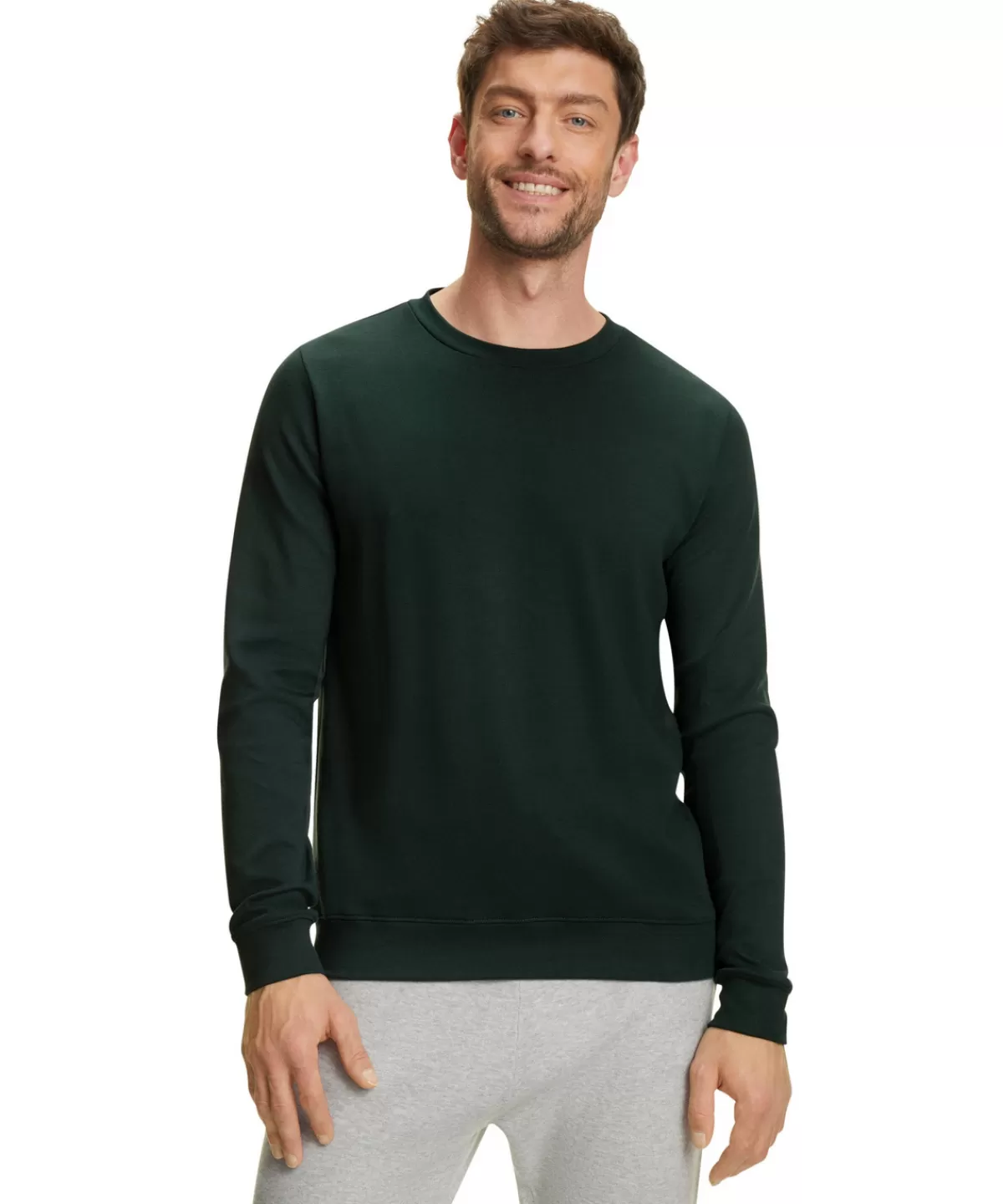 Herren Langarmshirt Rundhals^FALKE Sale