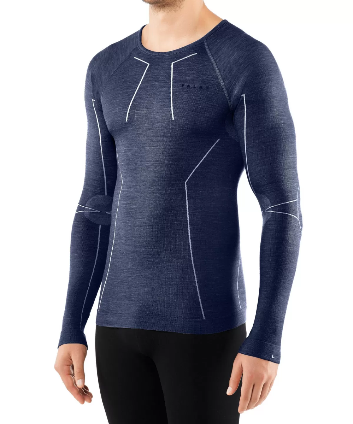 Herren Langarmshirt Wool-Tech^FALKE Cheap