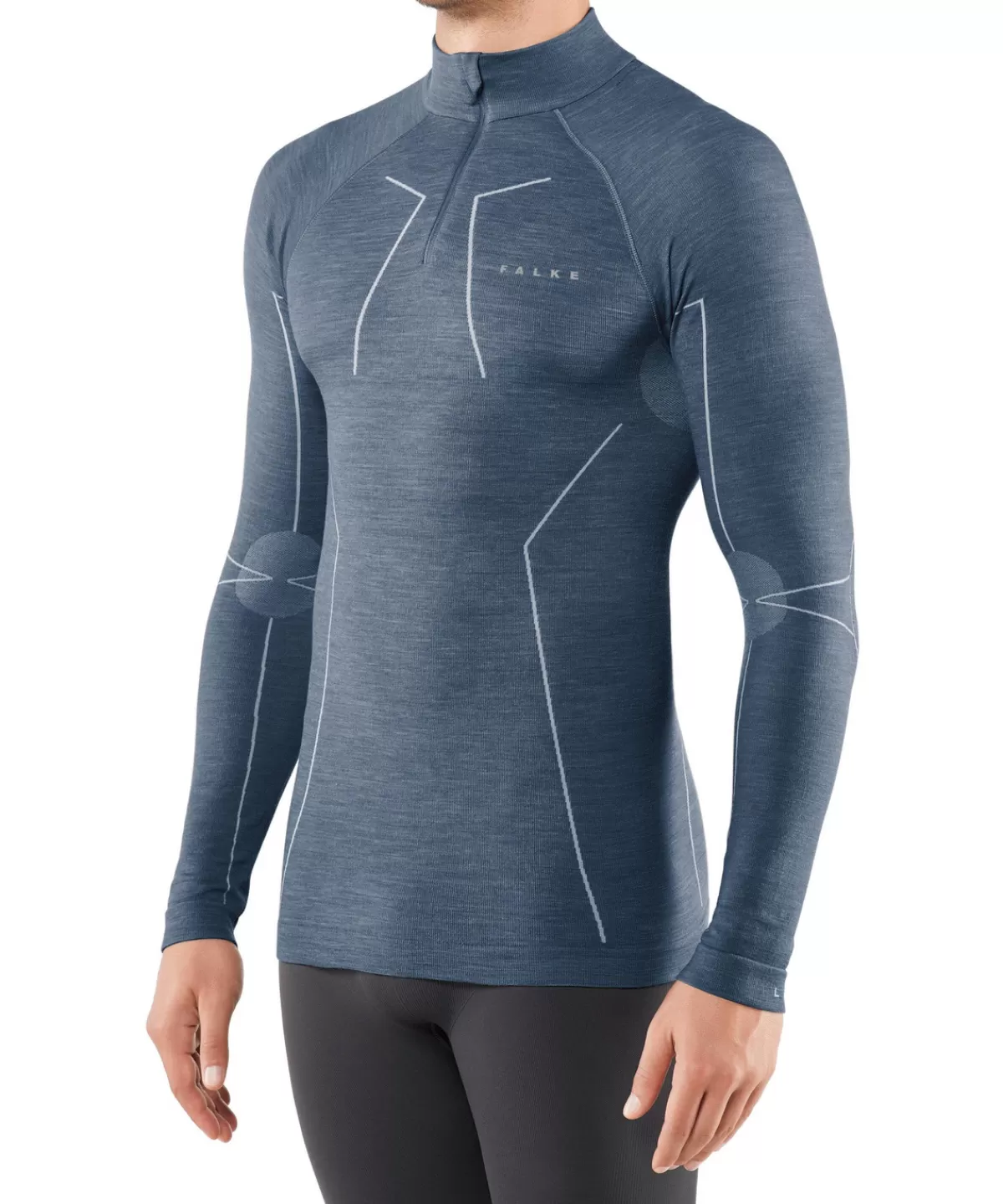 Herren Langarmshirt Wool-Tech^FALKE Hot