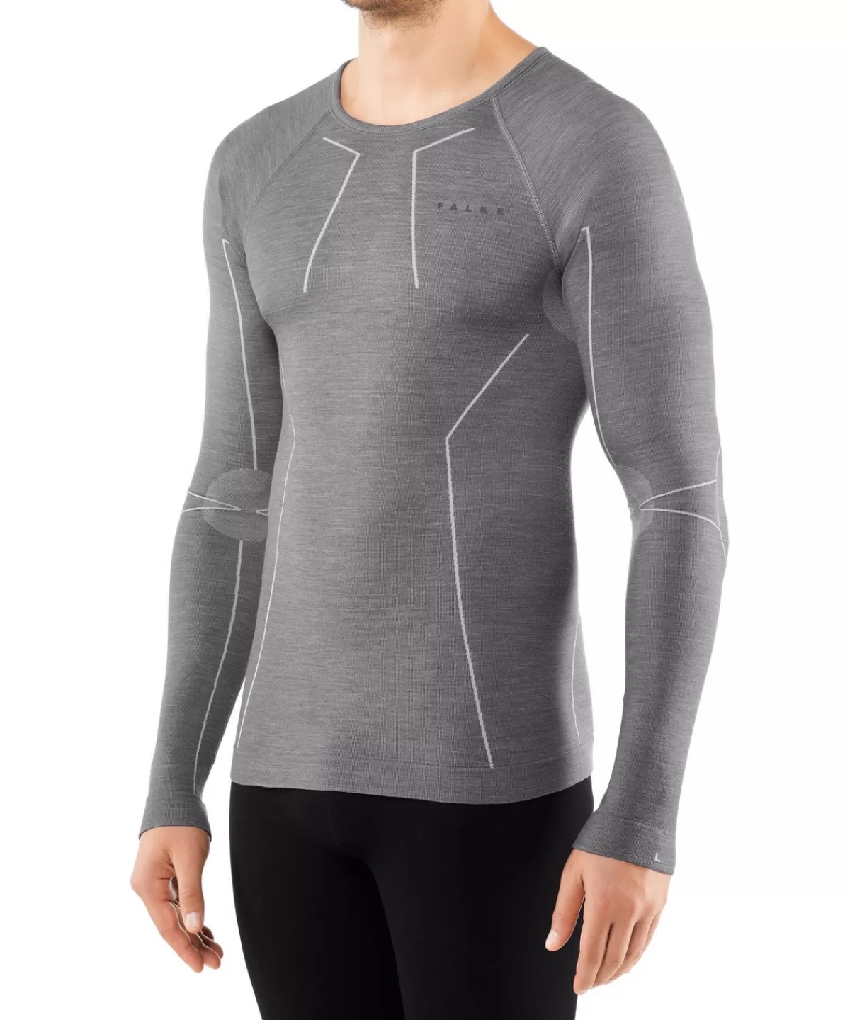 Herren Langarmshirt Wool-Tech^FALKE Cheap