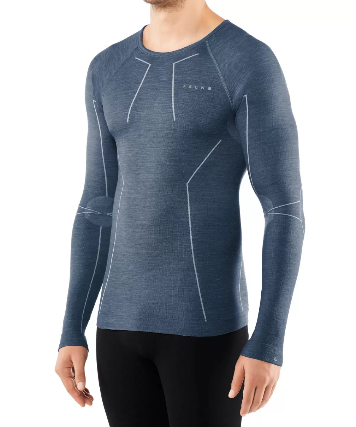 Herren Langarmshirt Wool-Tech^FALKE Best