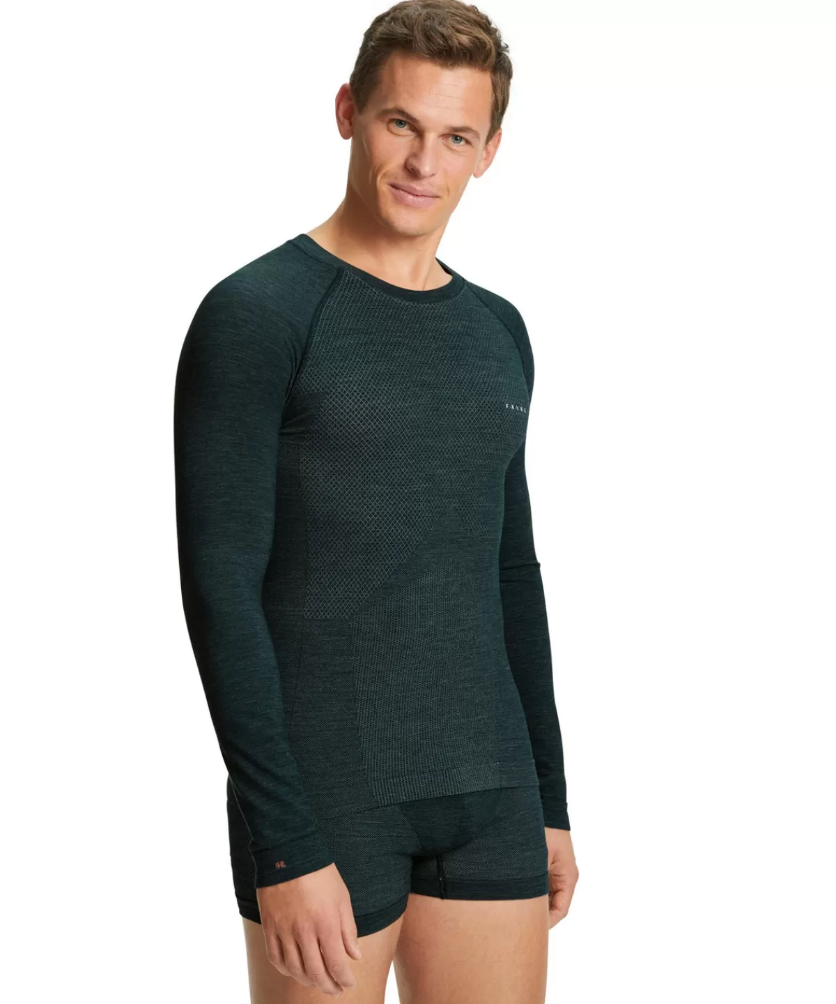 Herren Langarmshirt Wool-Tech Light^FALKE Hot