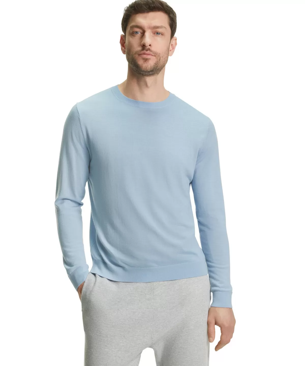 Herren Pullover Rundhals^FALKE New