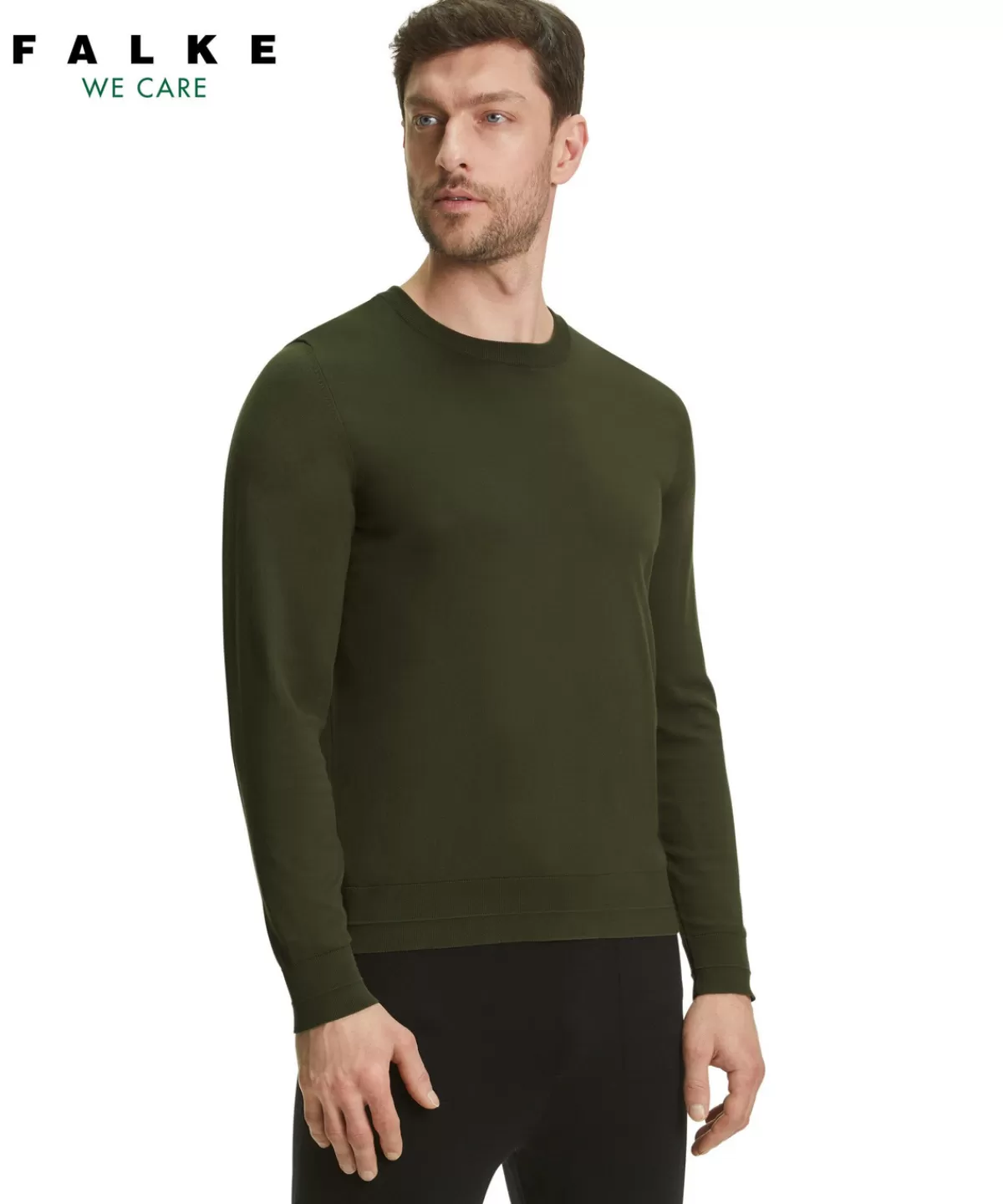 Herren Pullover Rundhals^FALKE Hot