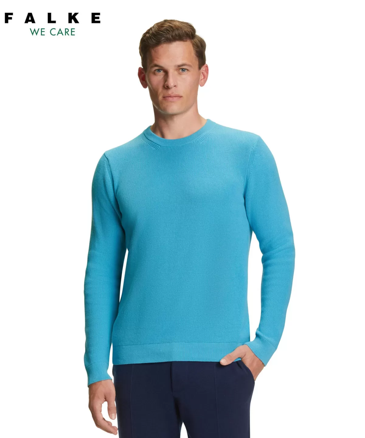 Herren Pullover Rundhals^FALKE Best