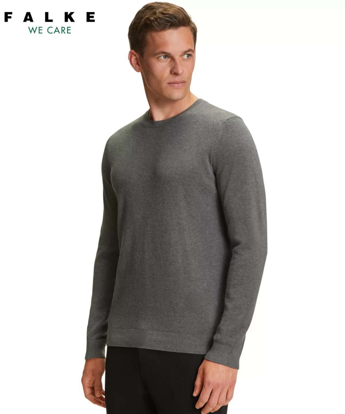 Herren Pullover Rundhals^FALKE Hot