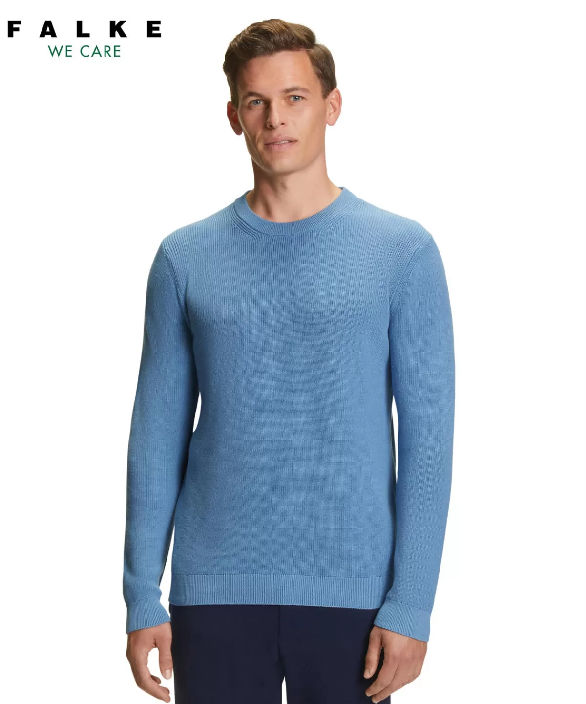 Herren Pullover Rundhals^FALKE New
