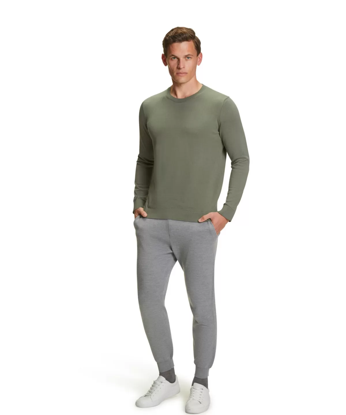 Herren Pullover Rundhals^FALKE Fashion