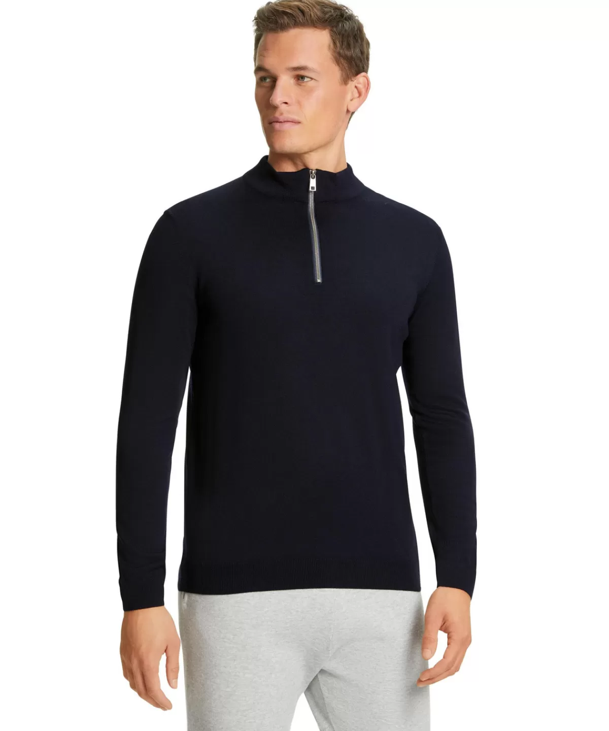 Herren Pullover Stehkragen^FALKE Best